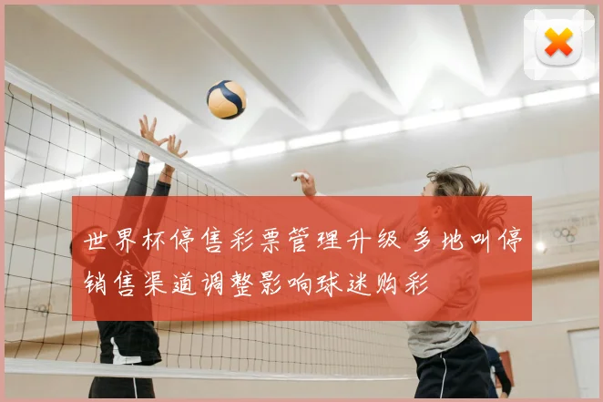 世界杯停售彩票管理升级 多地叫停销售渠道调整影响球迷购彩